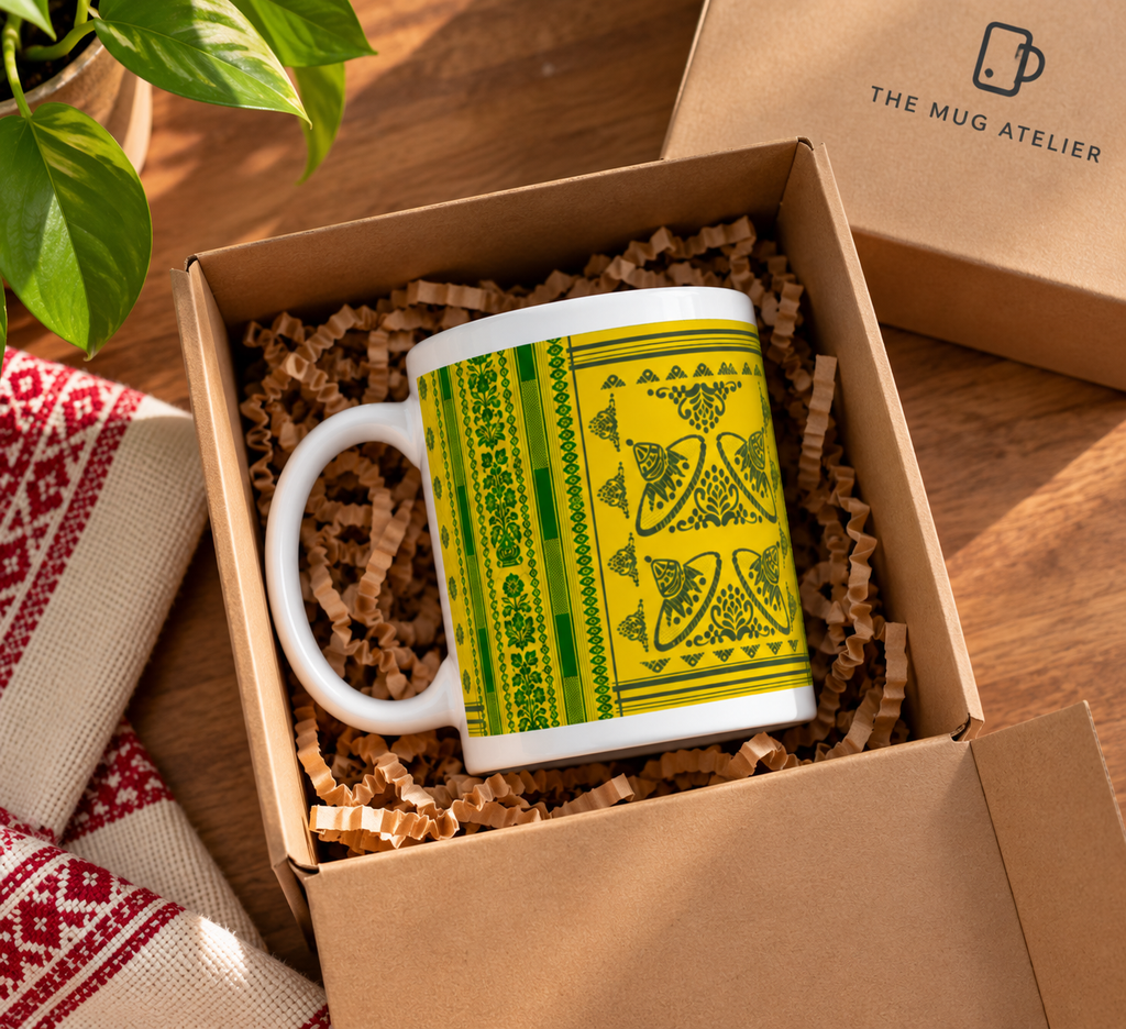 Rajbongshi Heritage Mug | Pride of Assam Collection