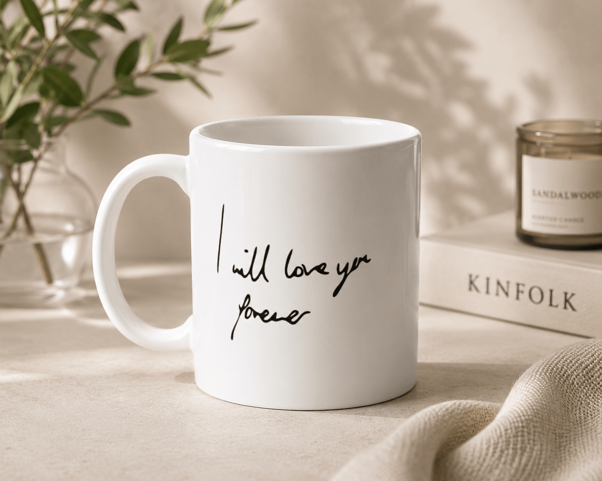 Forever Mug | Handwritten Love Mug - The Mug Atelier