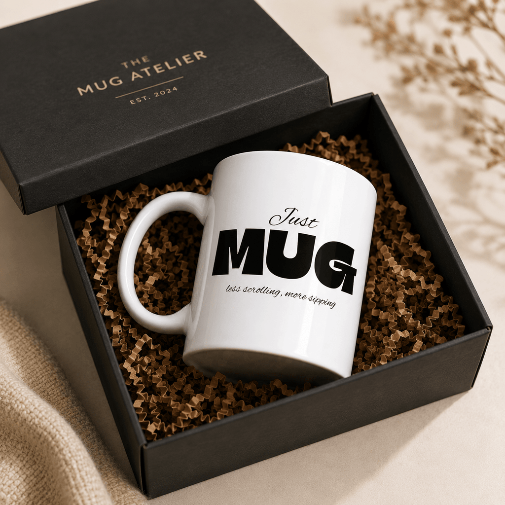 Just Mug | Less Scrolling, More Sipping Coffee Mug - The Mug Atelier