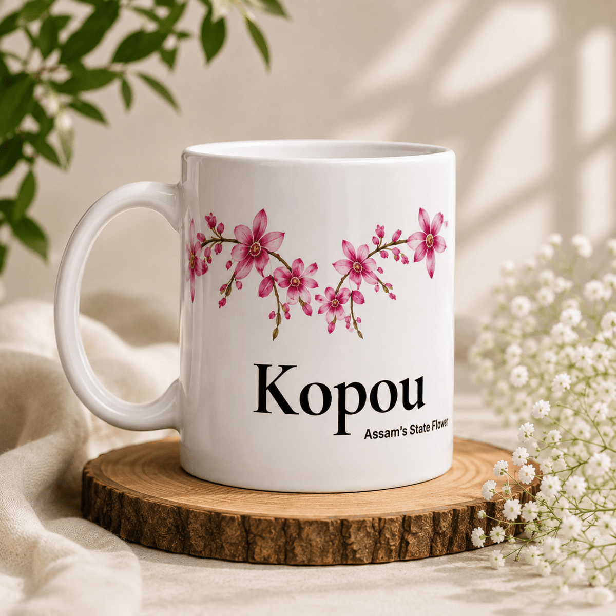 Kopou Mug | Assam's State Flower - The Mug Atelier