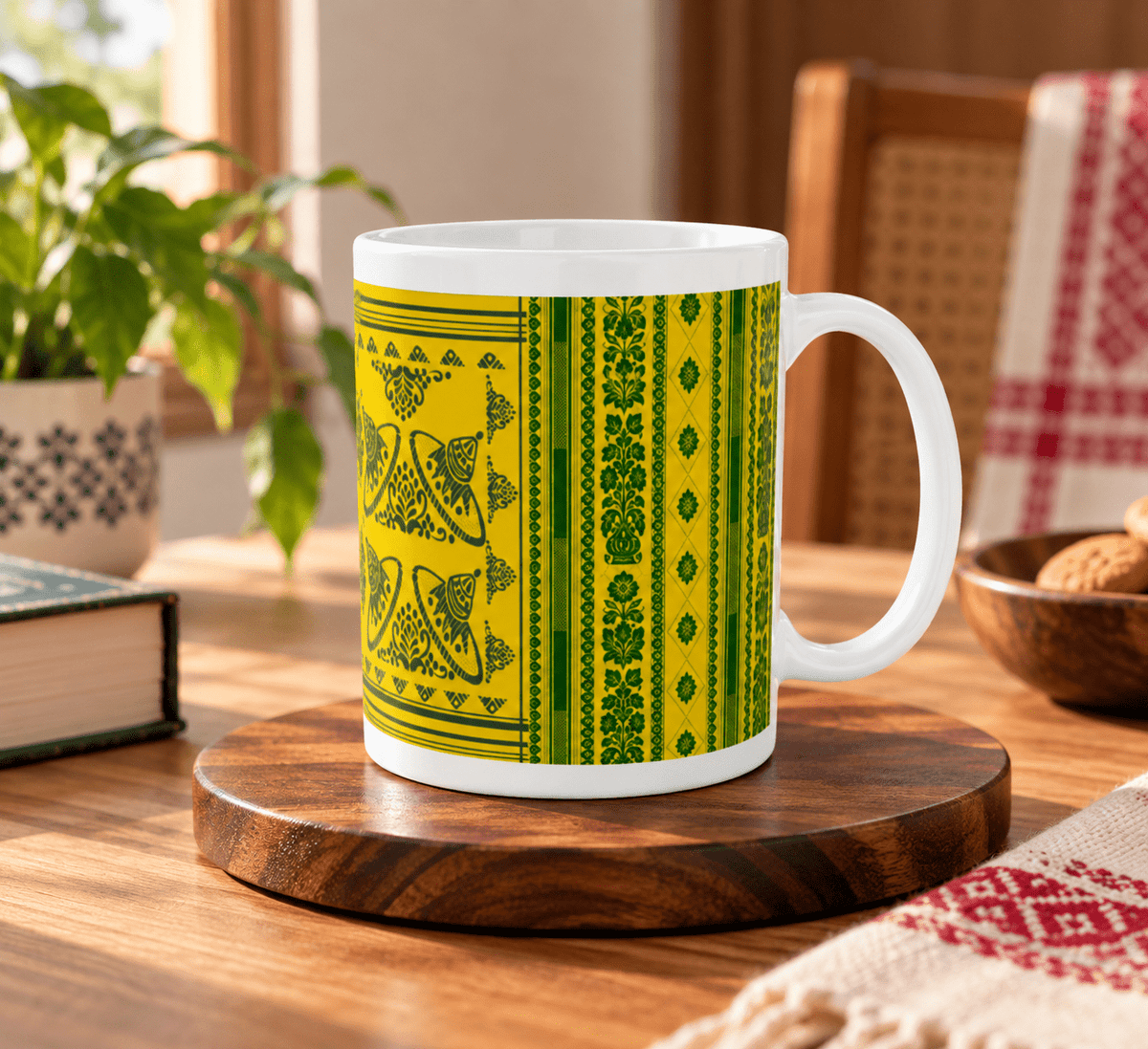 Rajbongshi Heritage Mug | Pride of Assam Collection - The Mug Atelier